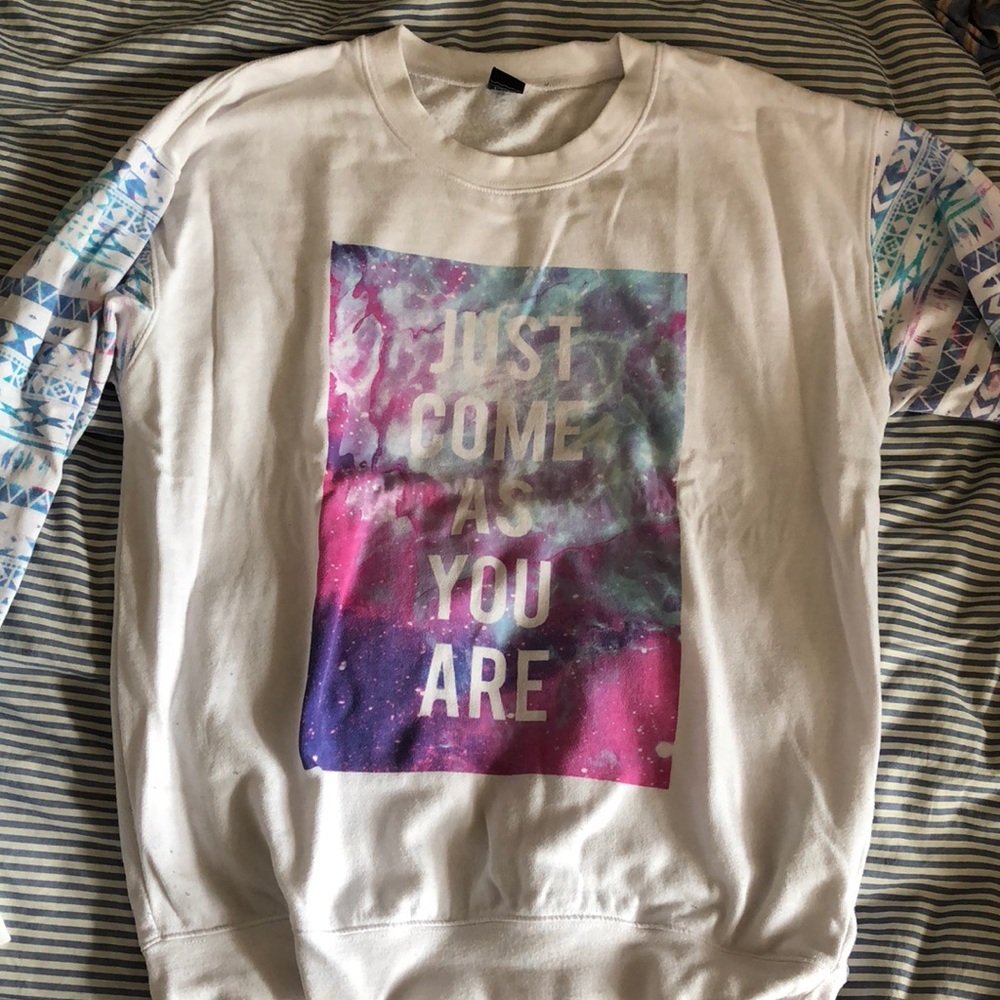 Just come as you are sweater